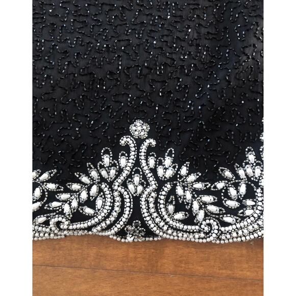 Laurence Kazar vintage beaded, sequins & pearl top size large - Picture 6 of 11